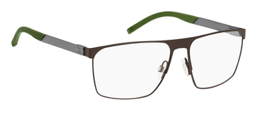 Premium Men Tommy Hilfiger Eyeglasses: TH 1861 - Matte Brown - SpecSMART Eye Clinic (Diagonal View)